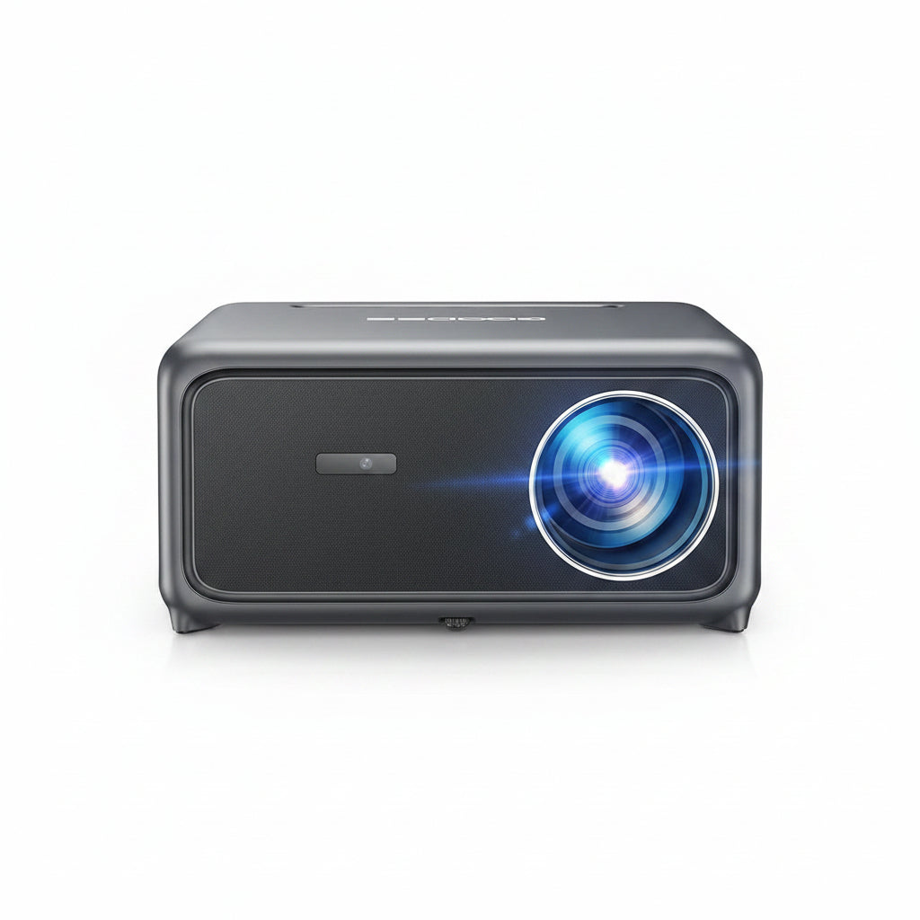4K Smart Projector with Wifi 6 & Bluetooth - UHD Movie Projector, Tof Auto Focus & Keystone, MEMC, Built-In Streaming Apps, Dolby Audio Home Theater for Outdoor Movie Night & Bedroom Cinema