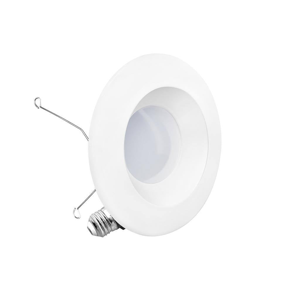6 In. Wi-Fi Smart 12-Watt 1100 Lumens Thin Recessed Retrofit LED Sleek Series Light Kit/Google, Wet Rated (12-Pack)