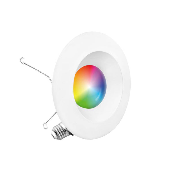 6 In. Wi-Fi Smart 12-Watt 1100 Lumens Thin Recessed Retrofit LED Sleek Series Light Kit/Google, Wet Rated (12-Pack)