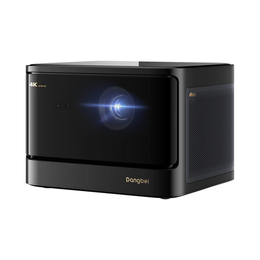 DBOX02 4K Laser Projector for Home Theater, Google TV, Auto Focus, Smart Home Cinema