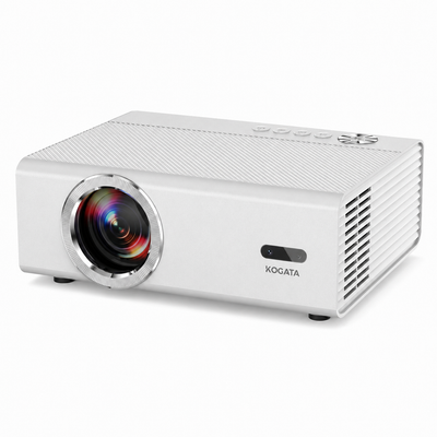 Smart Projector with Wifi and Bluetooth, Proyector-4K Support Official Licensed Apps, 2000 ANSI/AI Auto Focus/50W Dolby/Hdr10+/Quiet,  Portable Indoor/Outdoor Movie Projector Ceiling