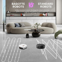 Robot Vacuum and Mop Combo, 6000Pa Robotic Vacuum with Mapping, Self-Emptying Station for 90 Days Hands-Free Cleaning, Lidar Navigation,Wi-Fi/App/Alexa Voice Control, for Carpets&Hard Floors